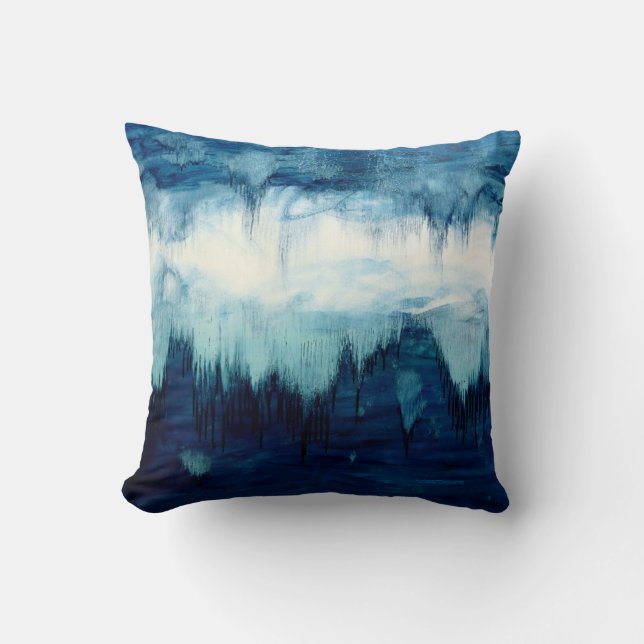 CALMING BLUE Color Therapy Coussin à 2 côtés (Recto)