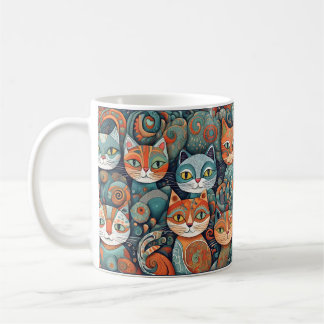 calming cats coffee mug