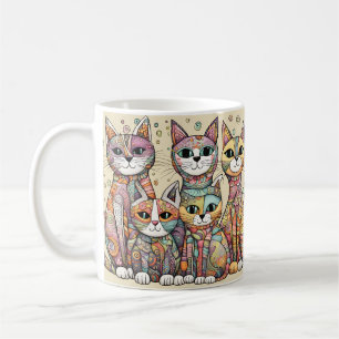 calming cats coffee mug