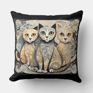 calming cats pillow