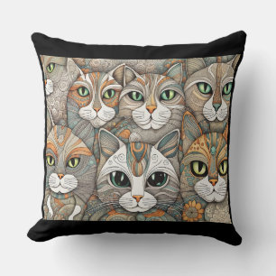 calming cats pillow