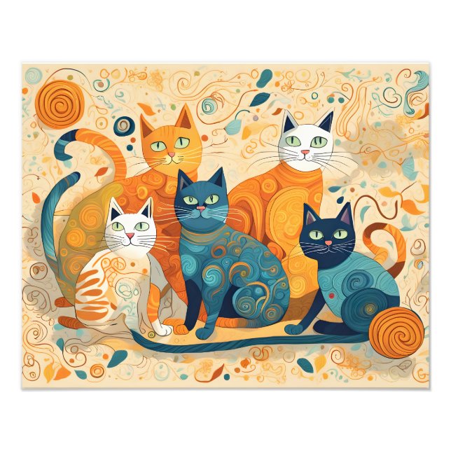 calming cats poster (Front)