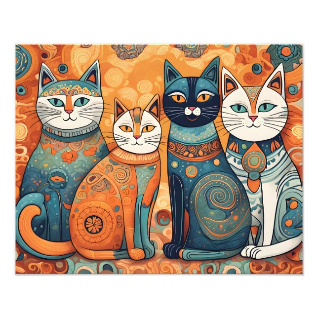 calming cats poster (Front)
