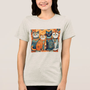 calming cats Tri-Blend Shirt