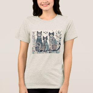 calming cats Tri-Blend Shirt 
