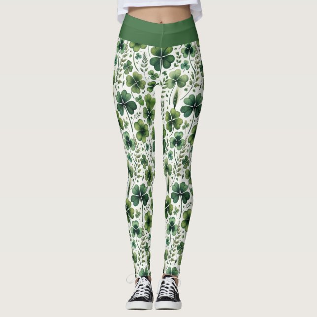 Calming Clovers Leggings (Front)