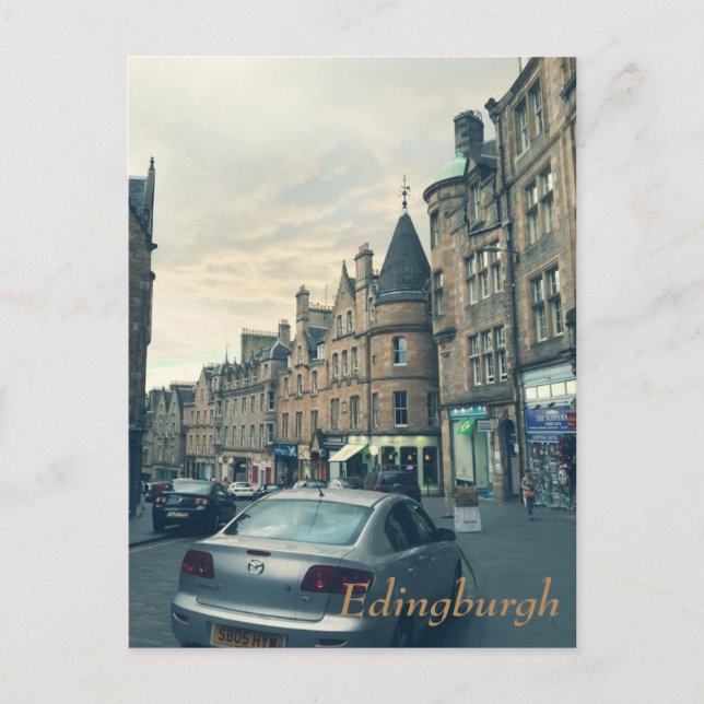 Calming Edinburgh Postcard (Front)