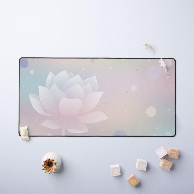 Calming & Functional Lotus Desk Mat  (Kids Table)