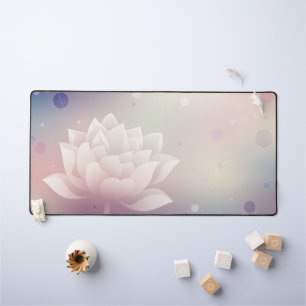 Calming & Functional Lotus Desk Mat 