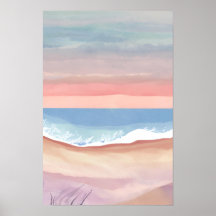 Calming gulf of america beach scene