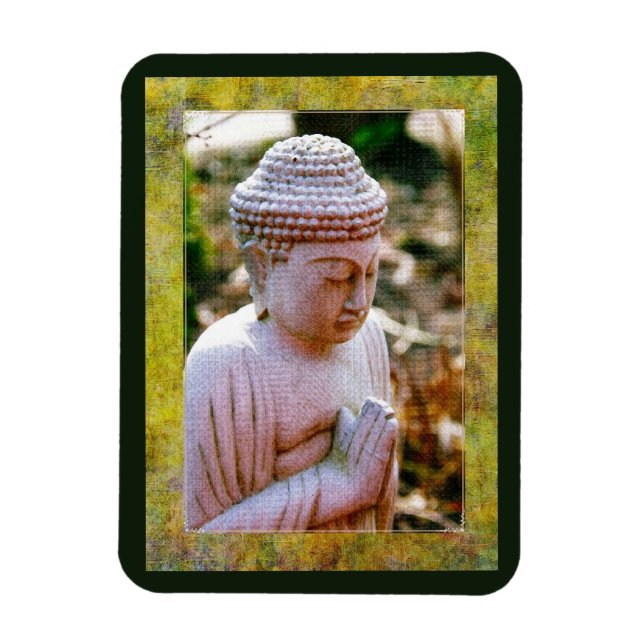 Calming Praying Buddha  Magnet (Vertical)