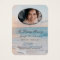Calming Seashore Memorial Photo Cards