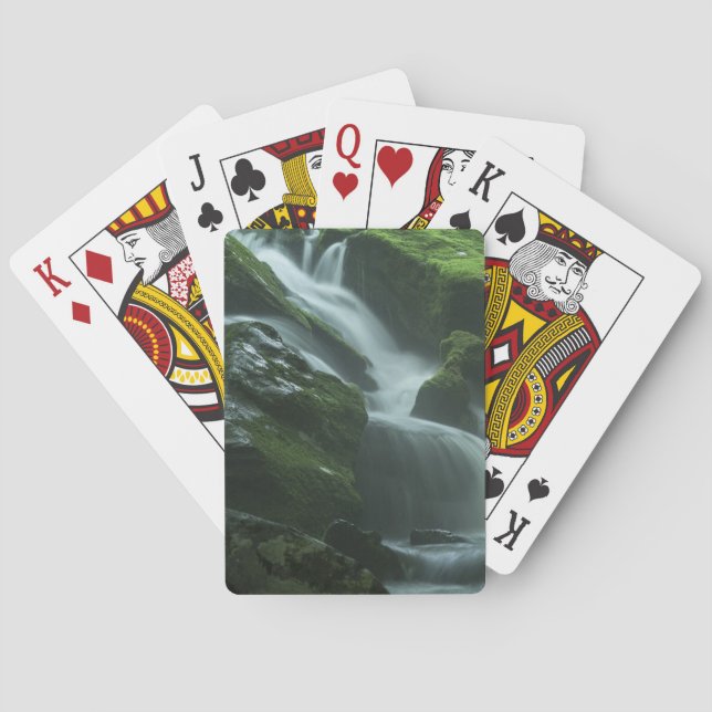 Calming Waterfall Playing Cards (Back)