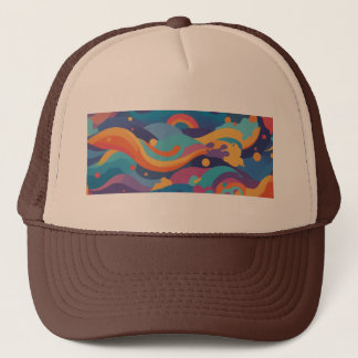 Calming, Whimsical, Abstract Hat