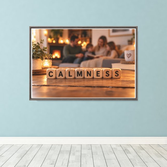 Calmness Canvas Print (Insitu(Wood Floor))