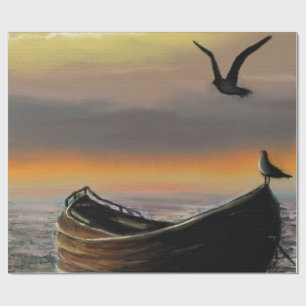 Calmness - Watercolor Wrapping Paper