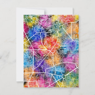 Caloocan Philippines City Map Postcard