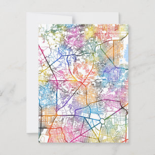 Caloocan Philippines City Map Postcard