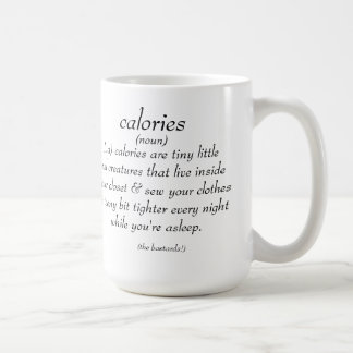 Calories "de la vraie tasse définition"