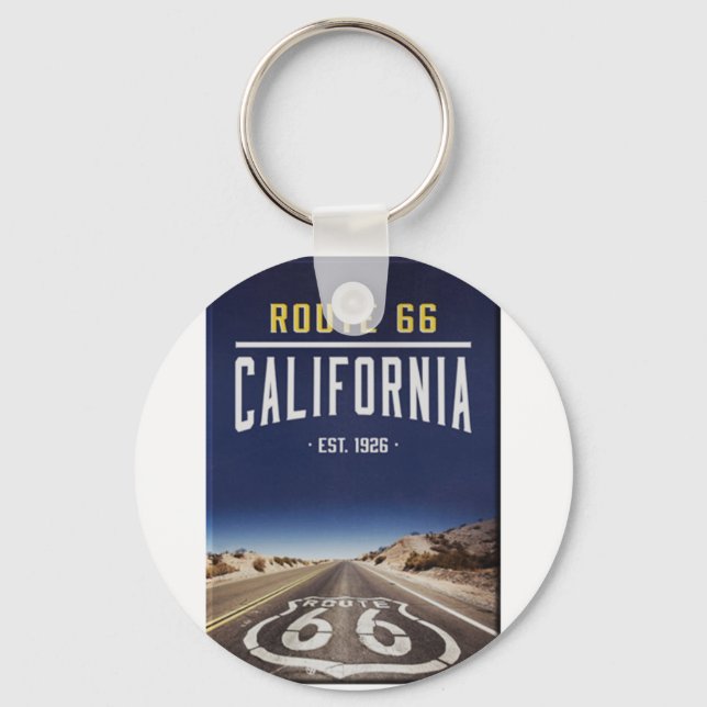 calrout66 keychain (Front)