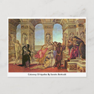 Calumny Of Apelles By Sandro Botticelli Postcard