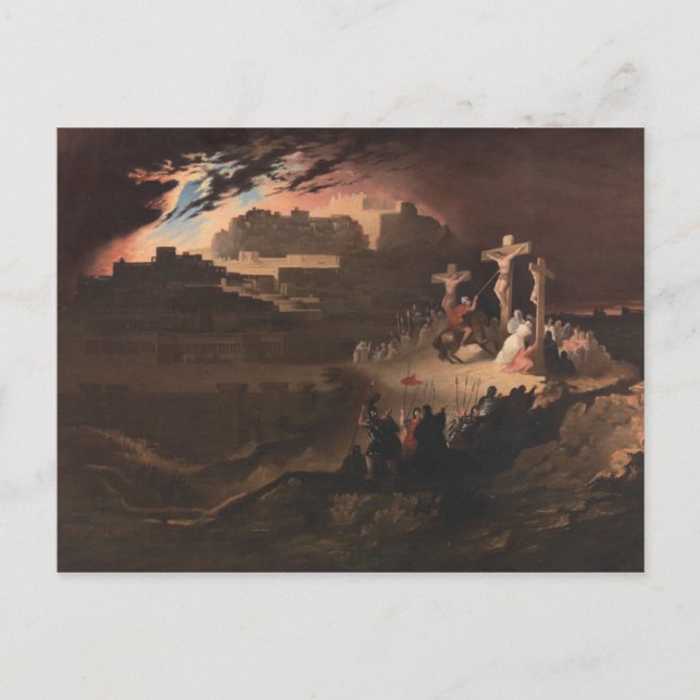 Calvary by John Martin Postcard (Front)