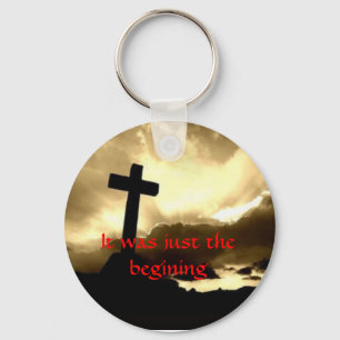 Calvary cross Key Chain