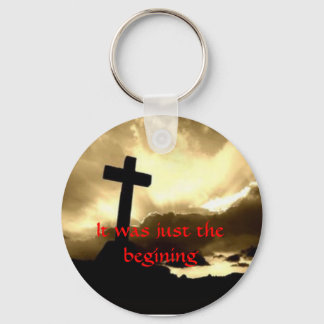 Calvary cross Key Chain