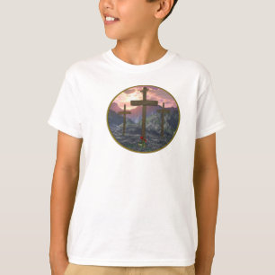 calvary digital art cross T-Shirt