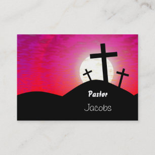 Calvary, Pastor, Jacobs Business Card