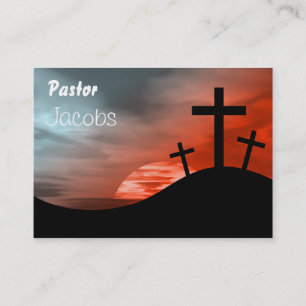 Calvary, Pastor, Jacobs Business Card