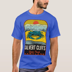 Calvert Cliffs State Park MD Vintage Travel Classi T-Shirt