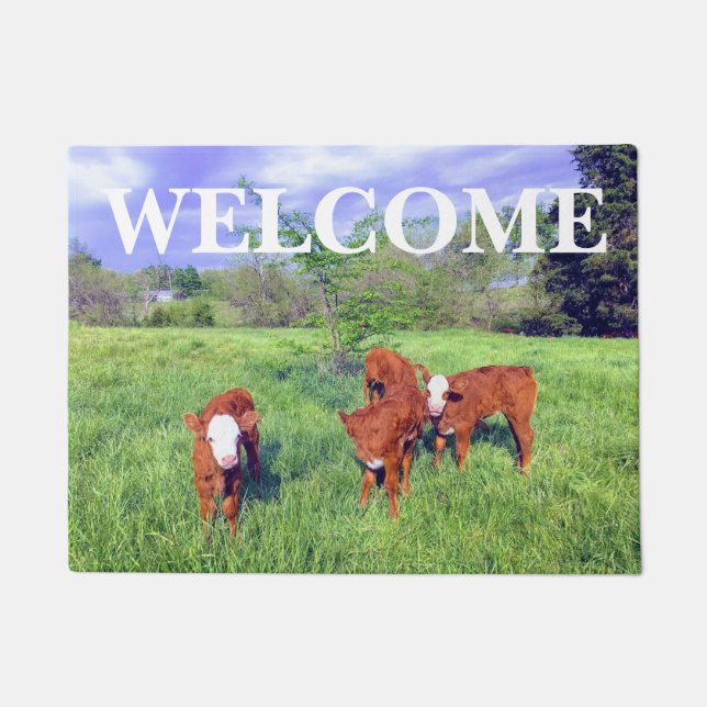 Calves Welcome Mat (Front)