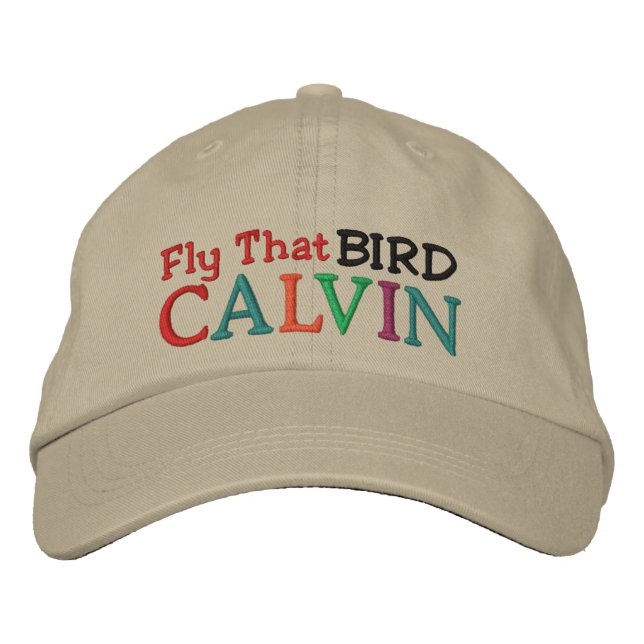 CALVIN - BIRD - Horse Racing by SRF Embroidered Hat (Front)