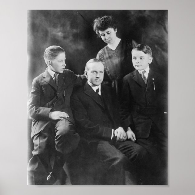 Calvin Coolidge and Family Poster (Front)