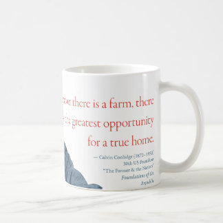 Calvin Coolidge Mug #13 "Farm"