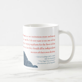 Calvin Coolidge Mug #1 "Social Programs"