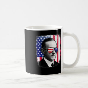 Calvin Coolidge Us Flag 4th Of July  Coffee Mug