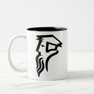 Calvin logo Two-Tone coffee mug