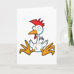 Calvin the Funky Chicken greeting card
