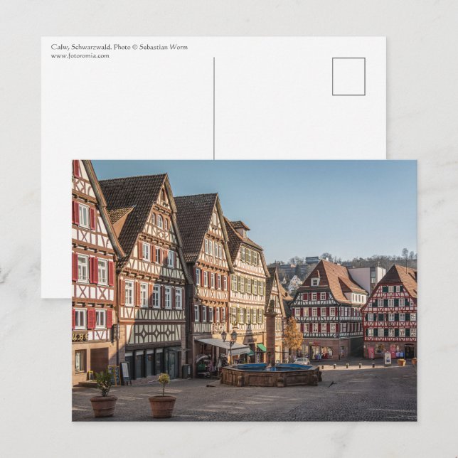 Calw Schwarzwald Postcard (Front/Back)