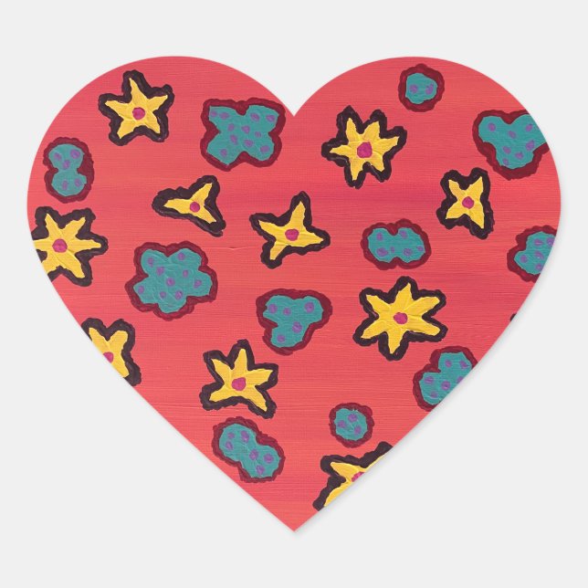 Calypso Heart sticker (Front)