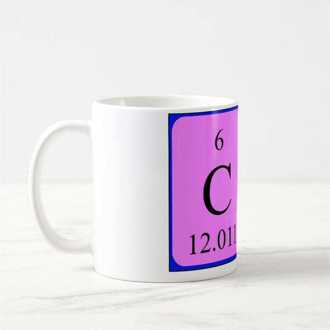 Cam periodic table name mug (Left)