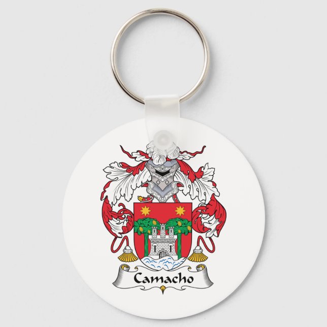Camacho Family Crest Keychain (Front)