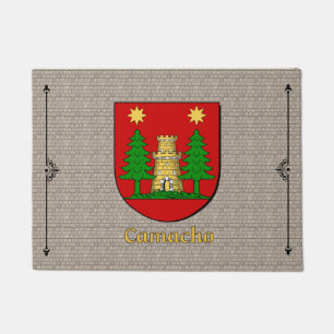 Camacho Historical Shield on Cobblestone Doormat