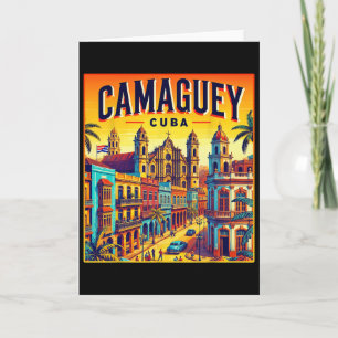 Camaguey Cu Shirt Family Trip Tourist Vintage Retr Card