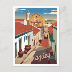 Camagüey Vintage Postcard