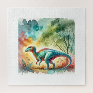 Camarasaurus Majesty 110724AREF118 - Watercolor Jigsaw Puzzle
