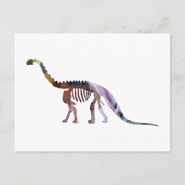 camarasaurus skeleton postcard (Front)