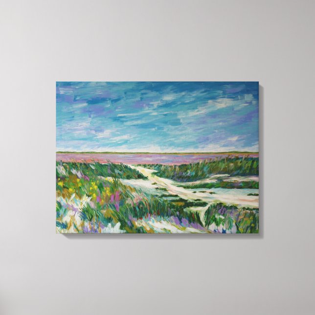 Camargue Saline Canvas Print (Front)